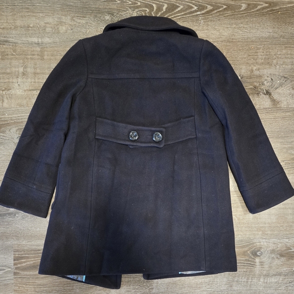 Navy Double-Breasted Coat - Picture 5 of 5